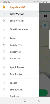 MapMyHike android App screenshot 1